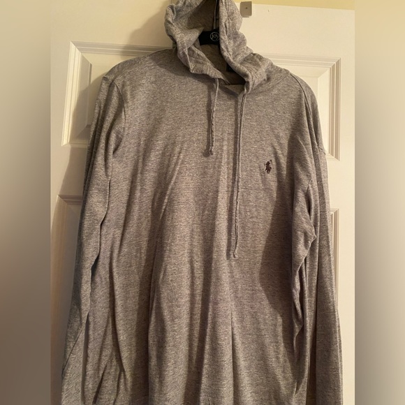 Polo long sleeve grey hoodie size m - Picture 1 of 1